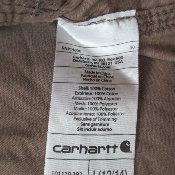 Carhartt Camo Utility Canvas Vest Womens Large - Picture 4 of 11